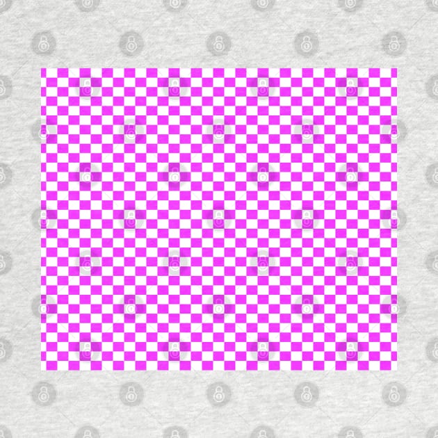 Checkered Pink And White by DragonTees